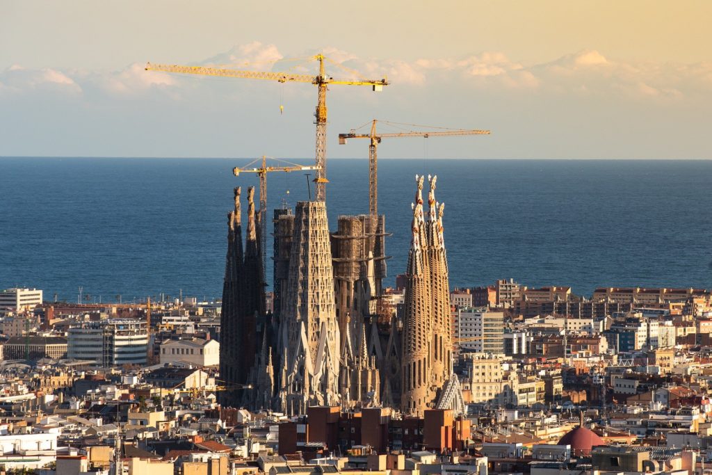 the Sagrada Familia