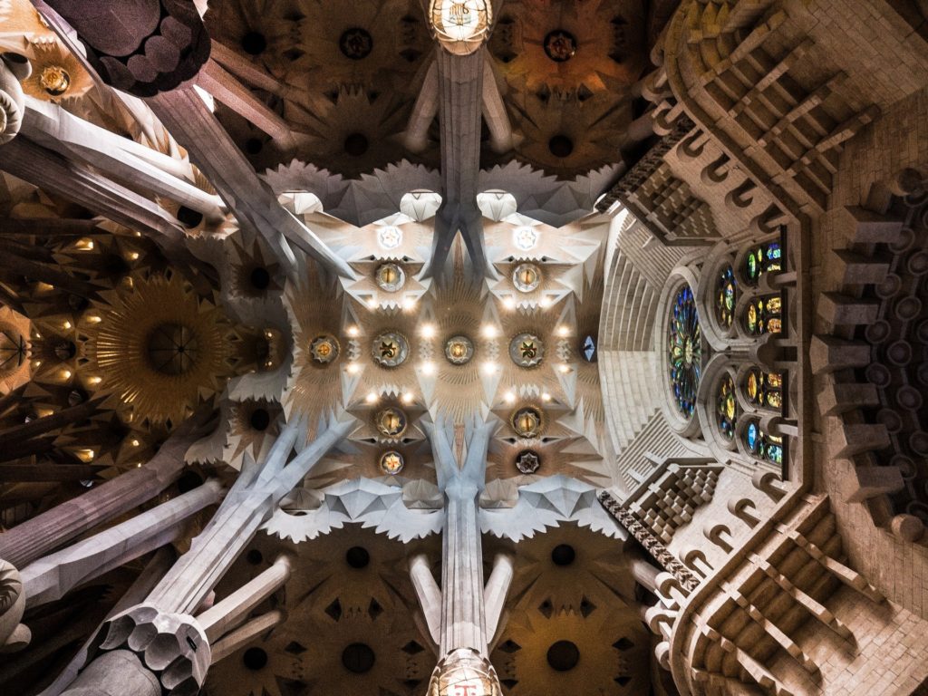 Inside Of a Cathedral In Barcelona